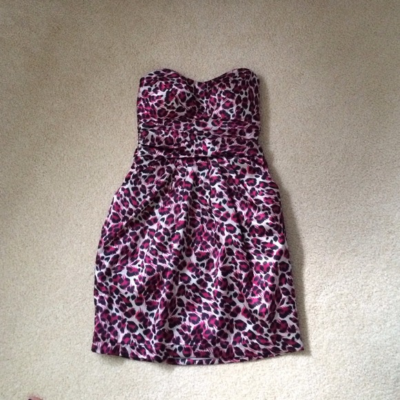 Cheetah print dress