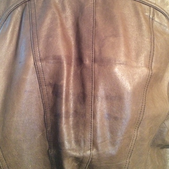 Andrew Marc Brown Leather Jacket Size L - Picture 4 of 4