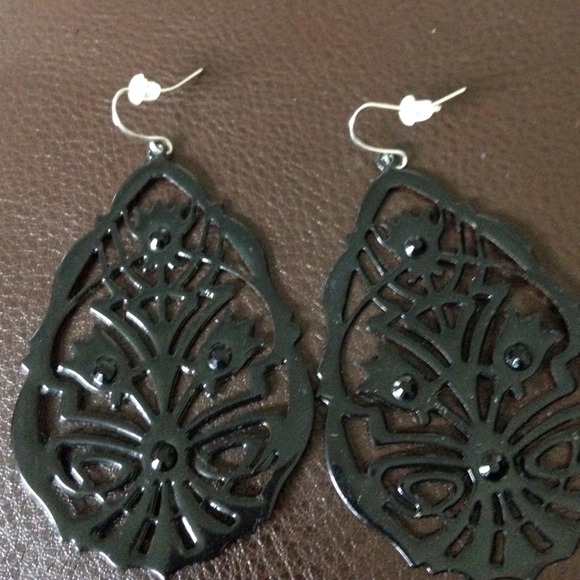 Black earrings