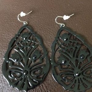 Black earrings