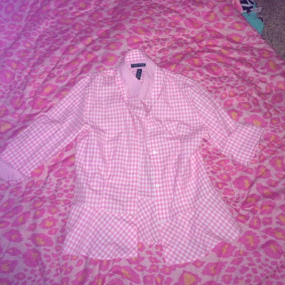 Polo Ralph Lauren button up peplum top - Picture 1 of 2