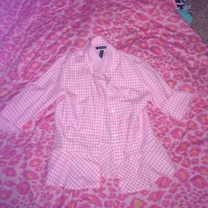 Polo Ralph Lauren button up peplum top
