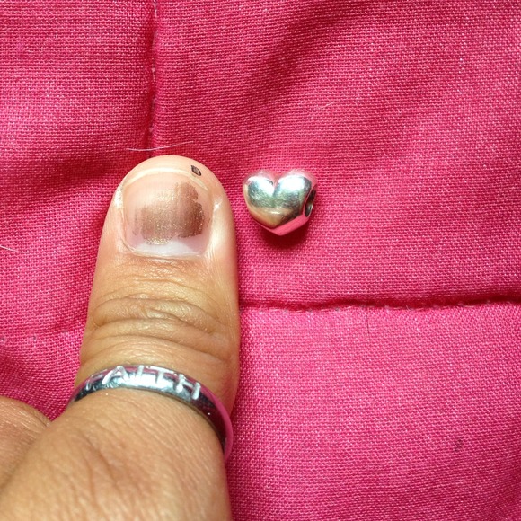 Pandora sterling silver heart