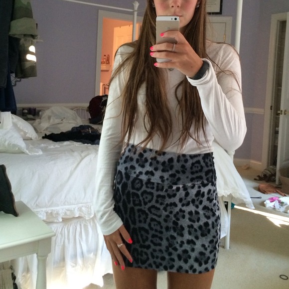 Cheetah pencil skirt