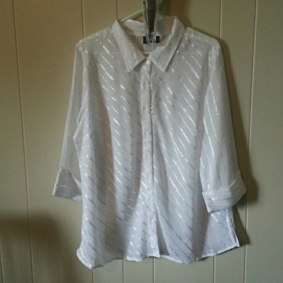 Women's white blouse