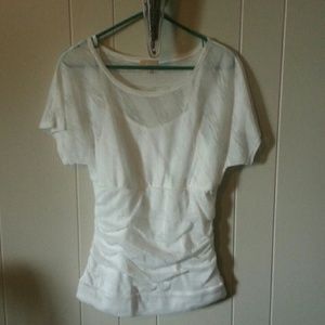 Cream colored blouse