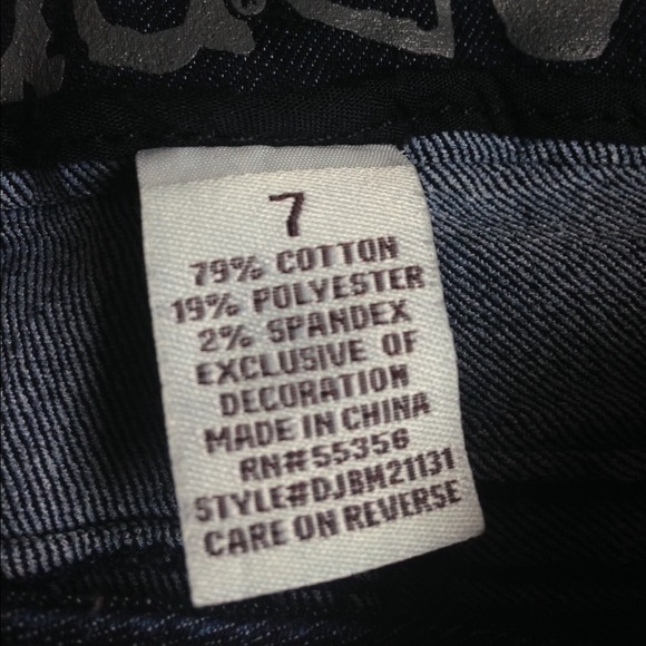 👖Junior Mudd crop denim size 7 👖 - Picture 3 of 3