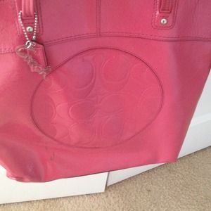 Price decrease!Pink Patent leather coach bag