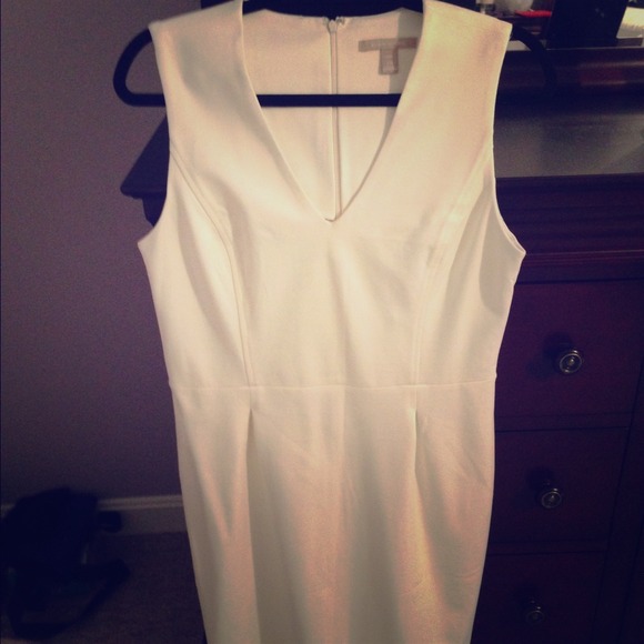Banana Republic ivory dress 10P