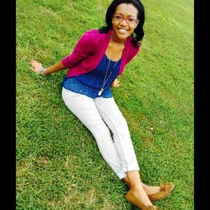 Blue Floral Print Sheer Top