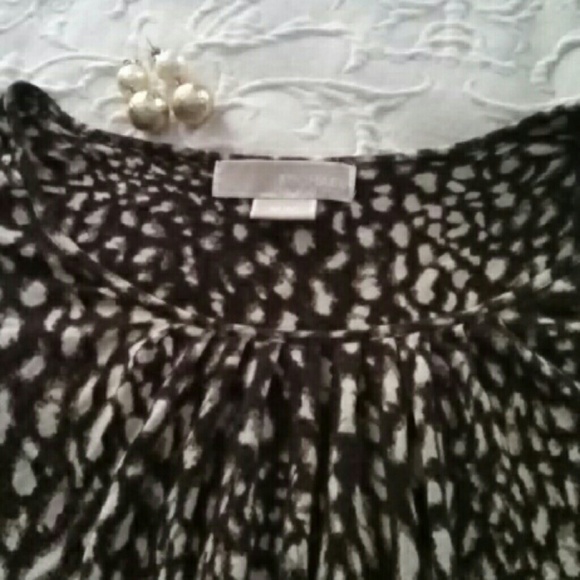 MK top beautiful brown and cream