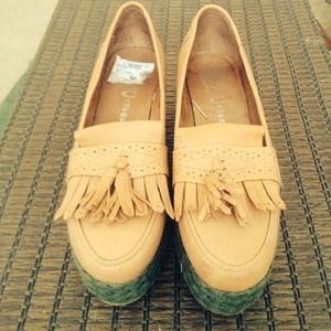 Jeffrey Campbell wedge loafers