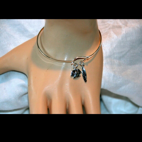 100$ 925 STERLING SILVER ANGEL FAITH BRACELET