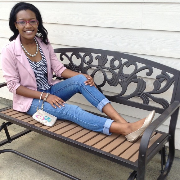 Gold Metallic Wristlet