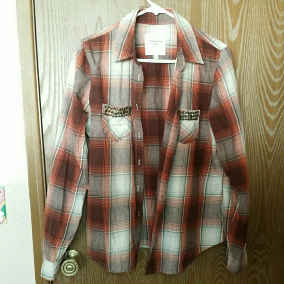 Abercrombie plaid shirt