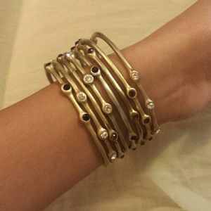 Gold Bangles Set