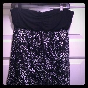 Bandeau top express floral dress