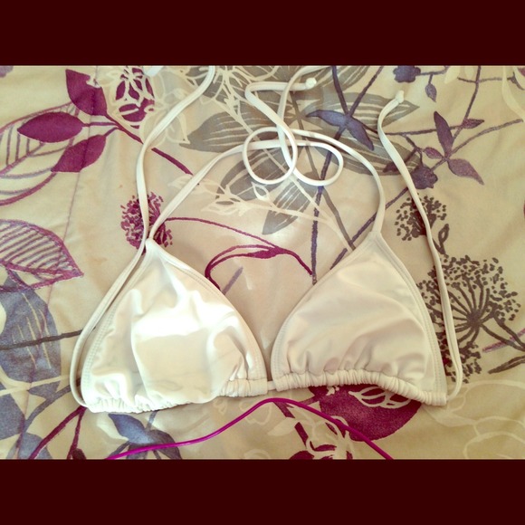 Hurley white bikini top