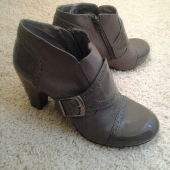 Gray  booties