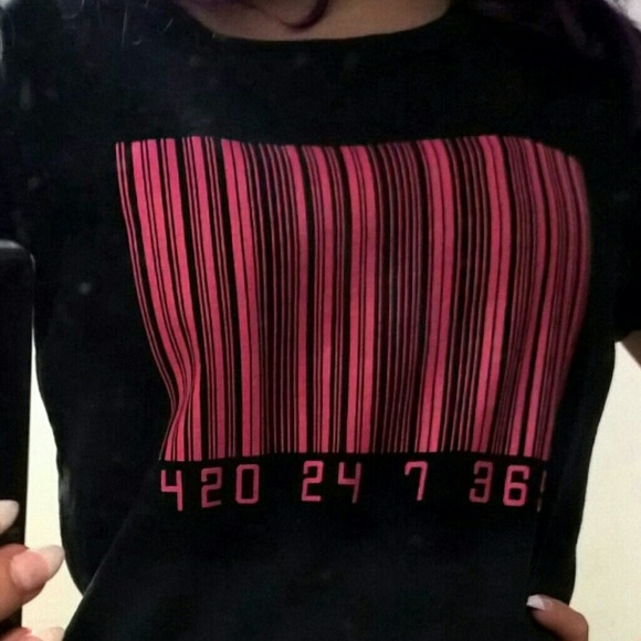 Flight 420 barcode tee