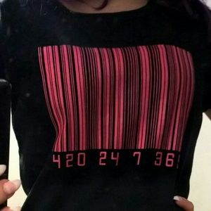 Flight 420 barcode tee