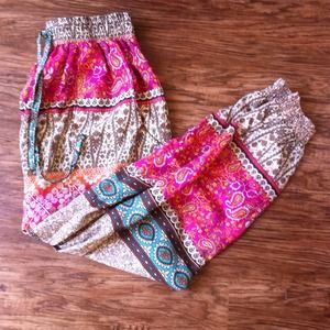 Boho hippie harem pant