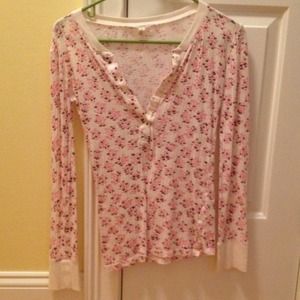 cute heart long sleeve tee