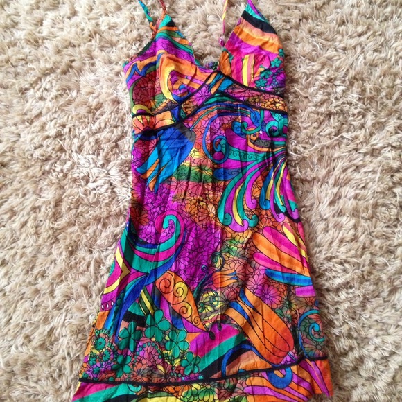 Bohemian style dress from India💚💜