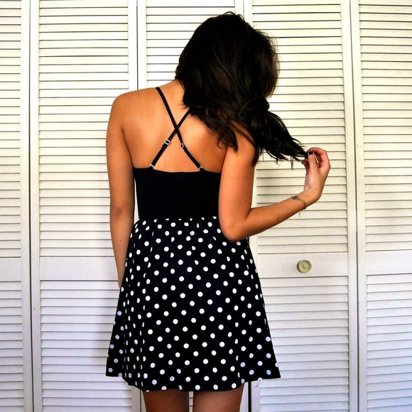 PINK polka dot dress - Picture 2 of 3
