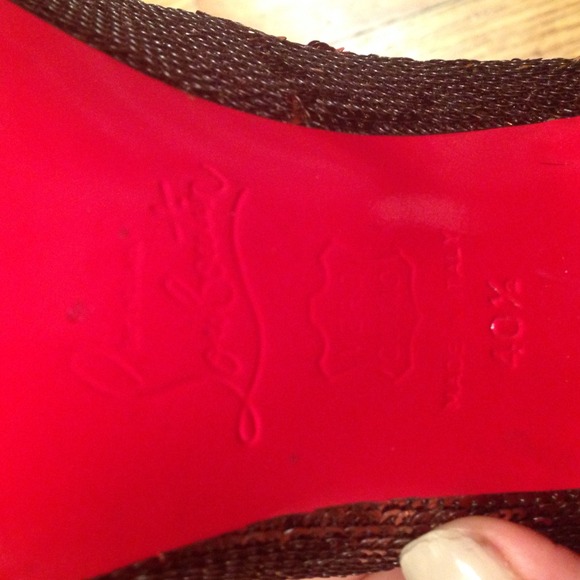 Authentic Christian Louboutin sequin pumps - Picture 3 of 3