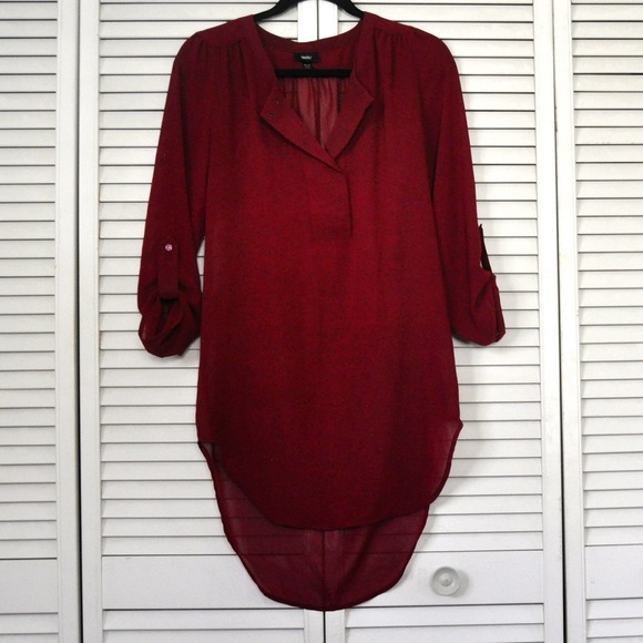 Mossimo Ruby Red Tunic - Picture 3 of 3