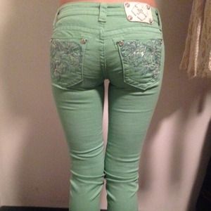 'Peppermint' Miss Me Jeans