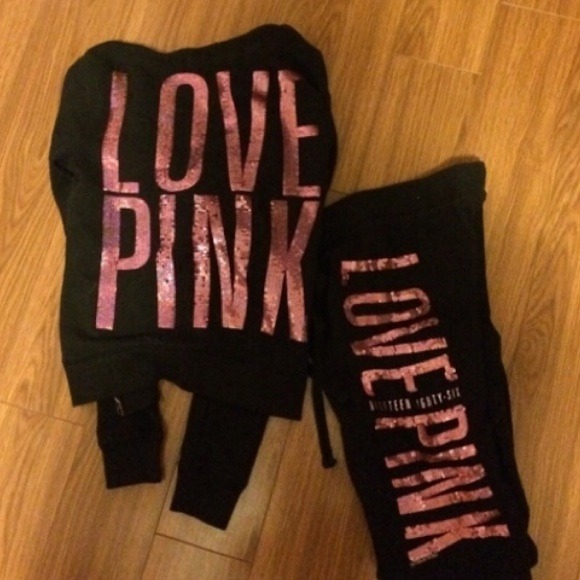 Victoria's Secret pink bling set