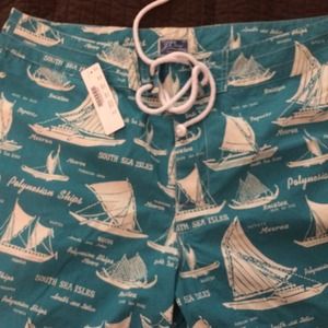 J.crew size 34 swimming trunks with tag.
