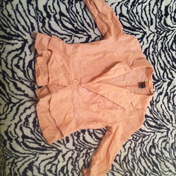 soft pink blazer
