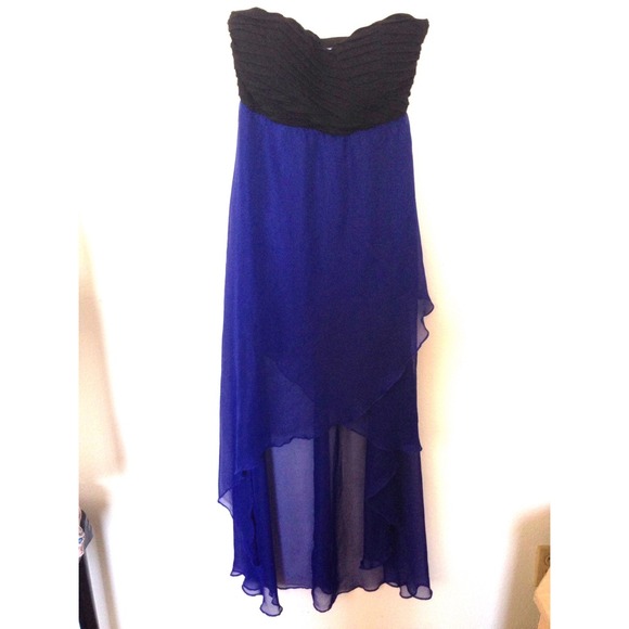 Strapless High-low dress