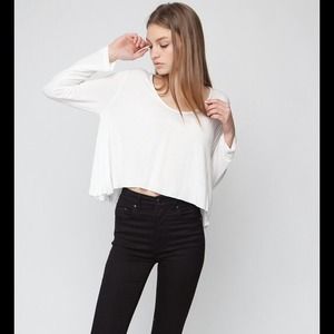 ❌Trade with @aburak18❌Brandy White Priscilla Top