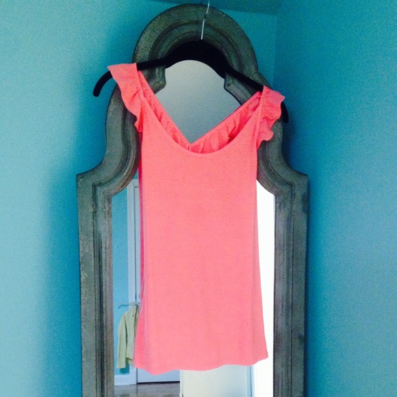 Lilly Pulitzer ruffle cross back tank