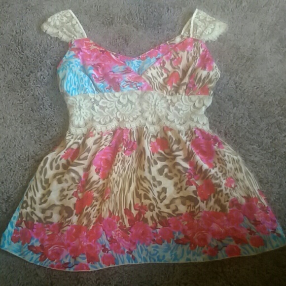 Silk printed top