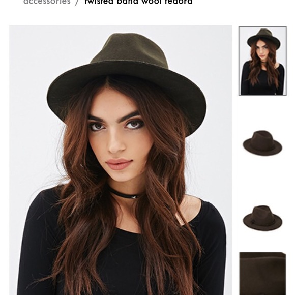 NWOT Olive Fedora