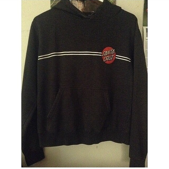 Santa Cruz Grey Hoodie like new