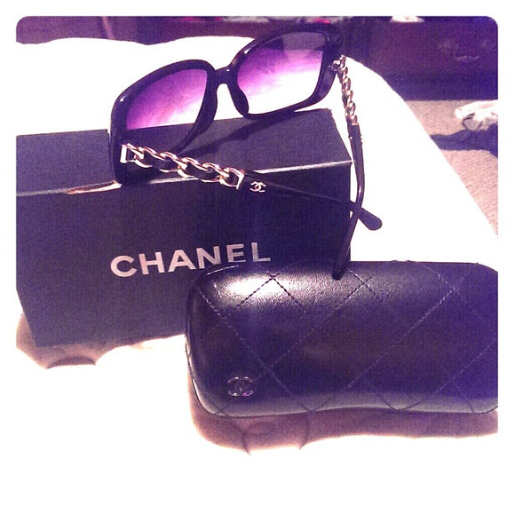 Authentic chanel sunglasses