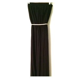 Navy blue Splendid Maxi Dress with Pockets XS