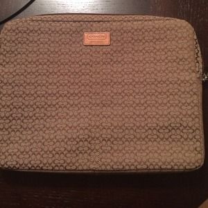 Coach 15in laptop case