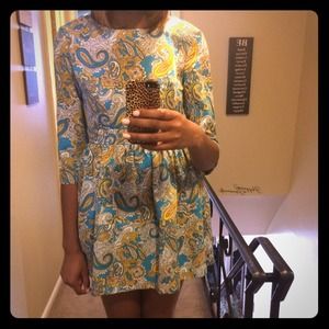 H&M Paisley Print Skater Dress