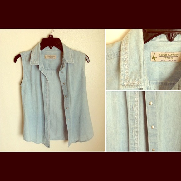 SOLD Cute Denim Vest