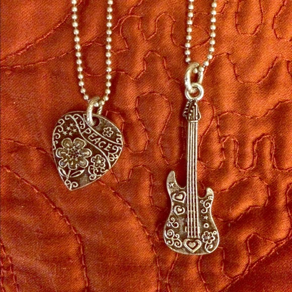 Lucky Brand BFF silver necklaces