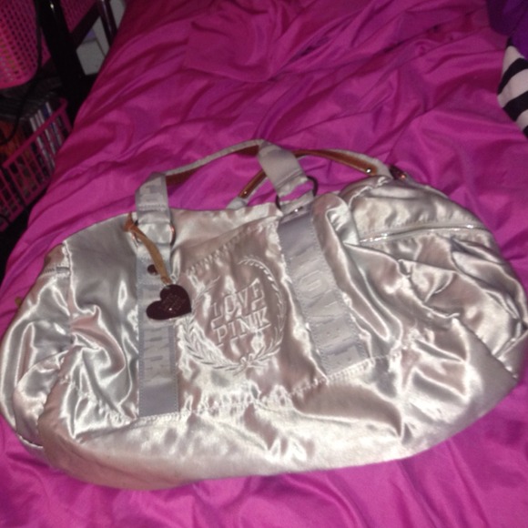 Sliver Victoria secret pocket book