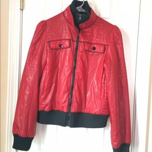 Red Biker Jacket