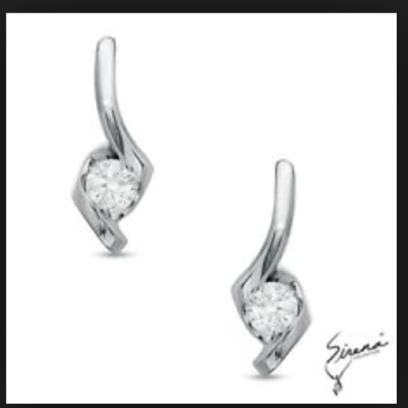 Sirena 14K 1/8 CT T.W. Diamond Solitaire Earrings